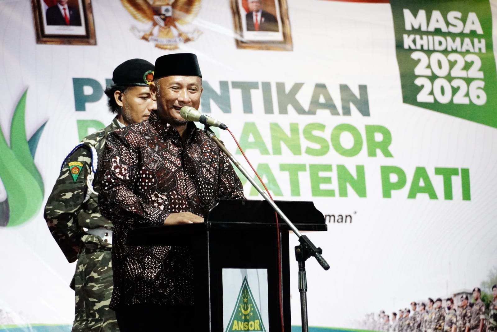 Pelantikan GP Ansor, Pj Bupati Harapkan Sinergi Menjaga Ketertiban dan Ketentraman Bagi Masyarakat 